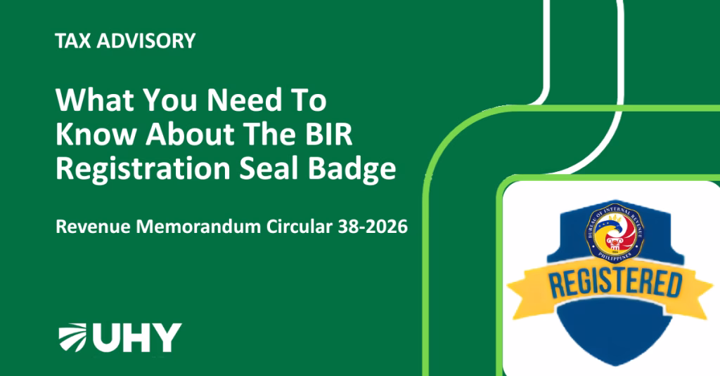 BIR Registration Seal Badge